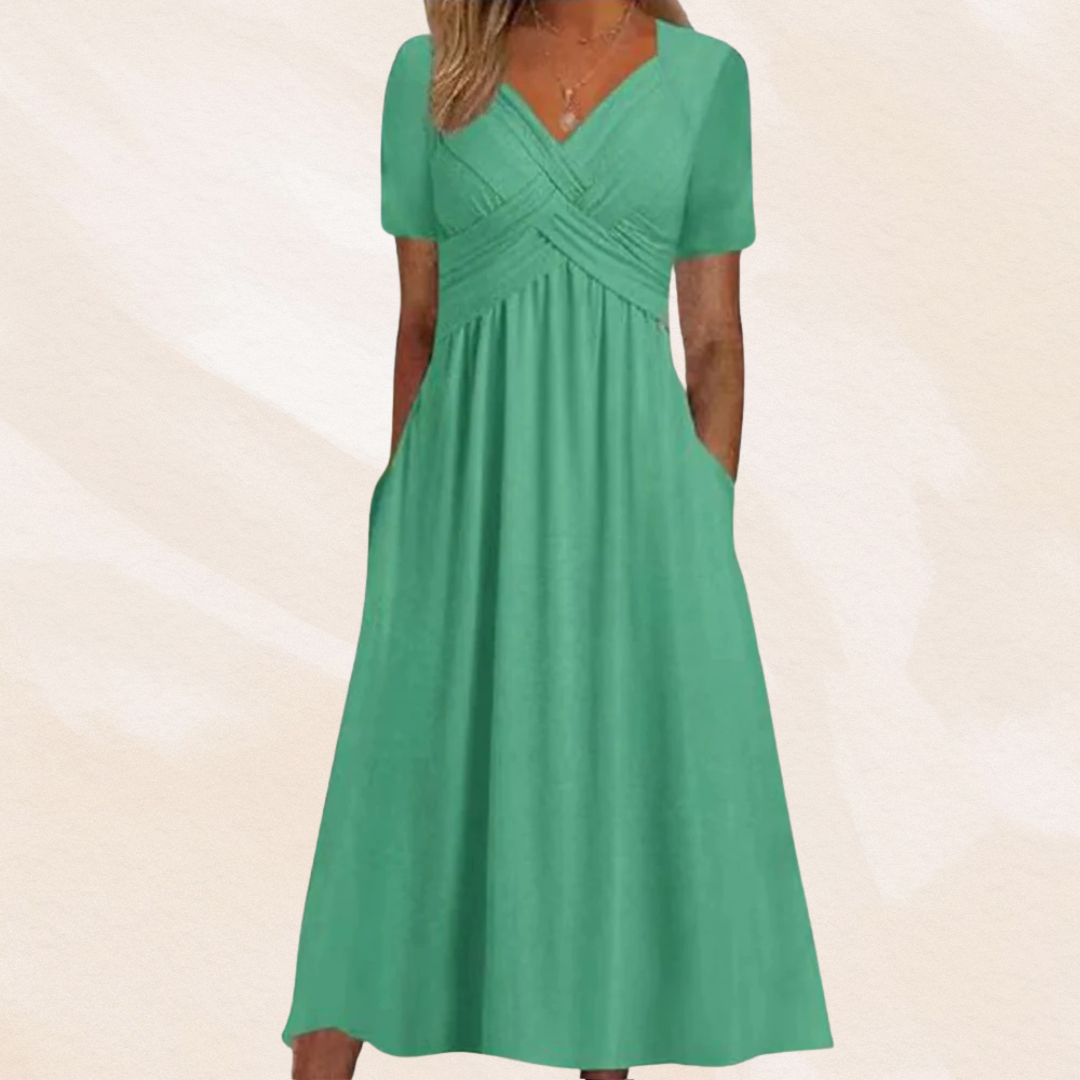 Mirella™ | Robe à col en V stylée