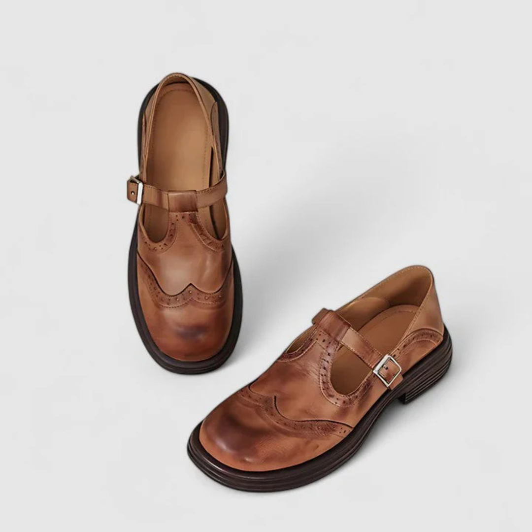 Risla Mary Janes en cuir
