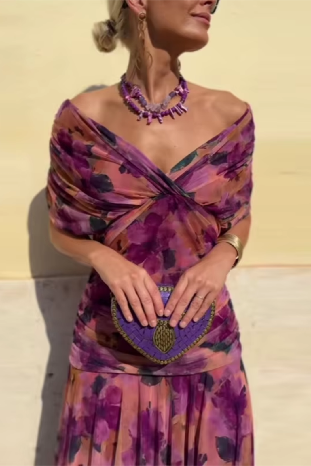Hendrika | Robe de soirée couleur corail