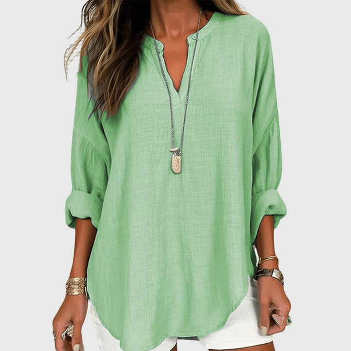 Lenara™ | Flowy Elegant Beach Shirt