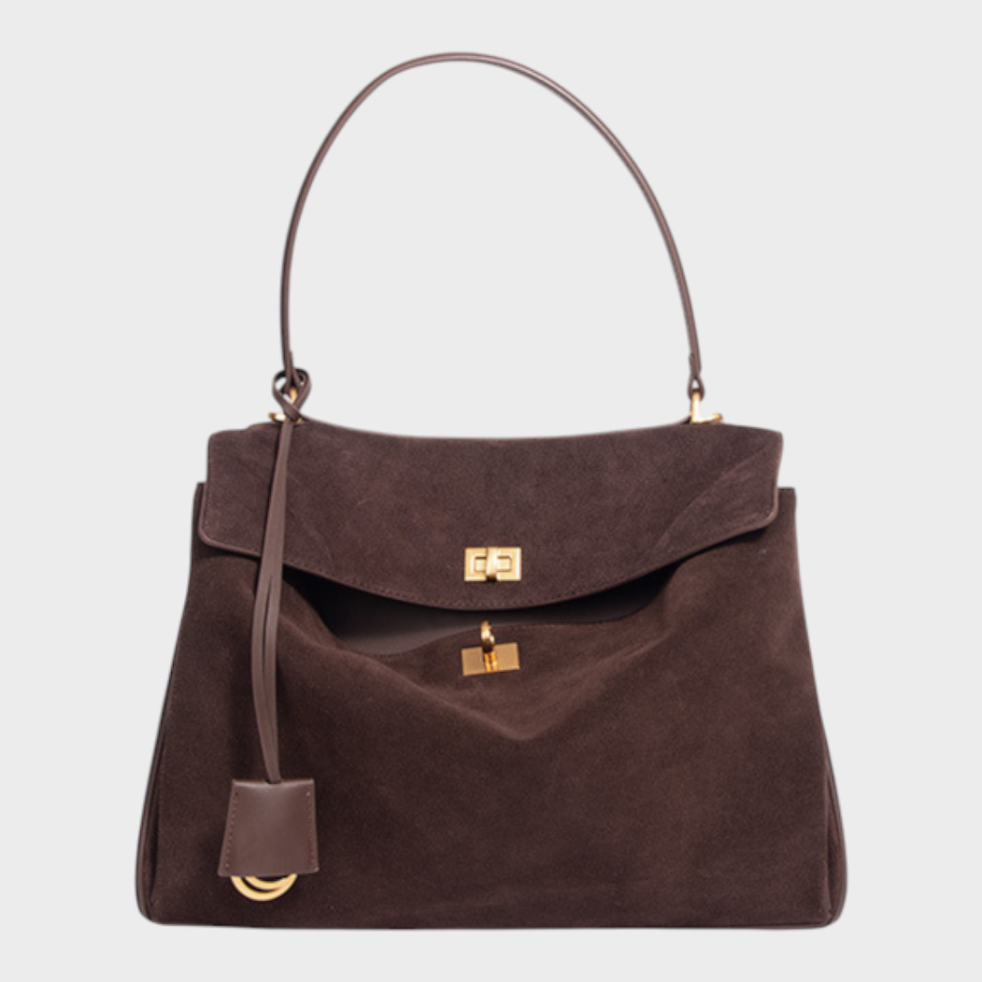 Amandine | Sac à bandoulière à structure souple avec rabat magnétique et bandoulière réglable