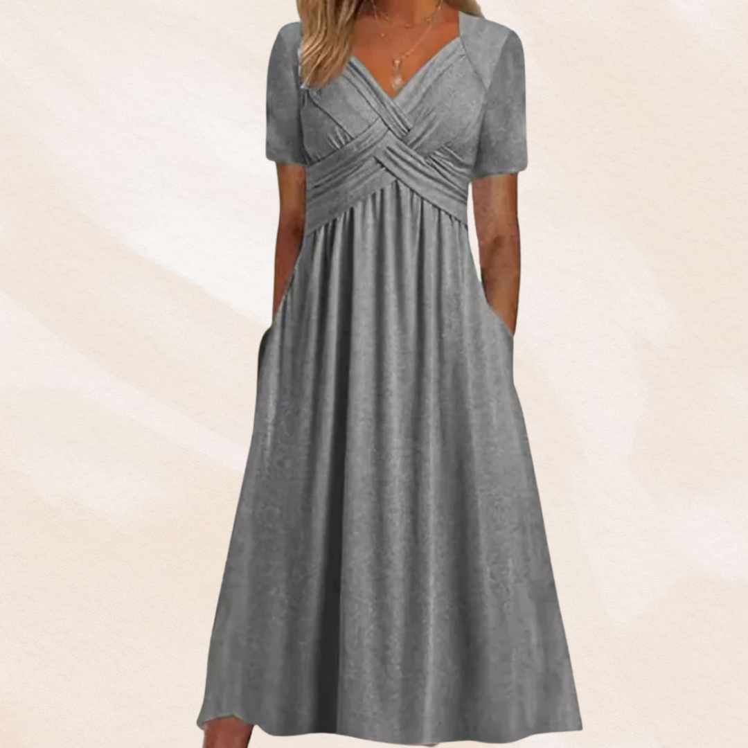Mirella™ | Robe à col en V stylée
