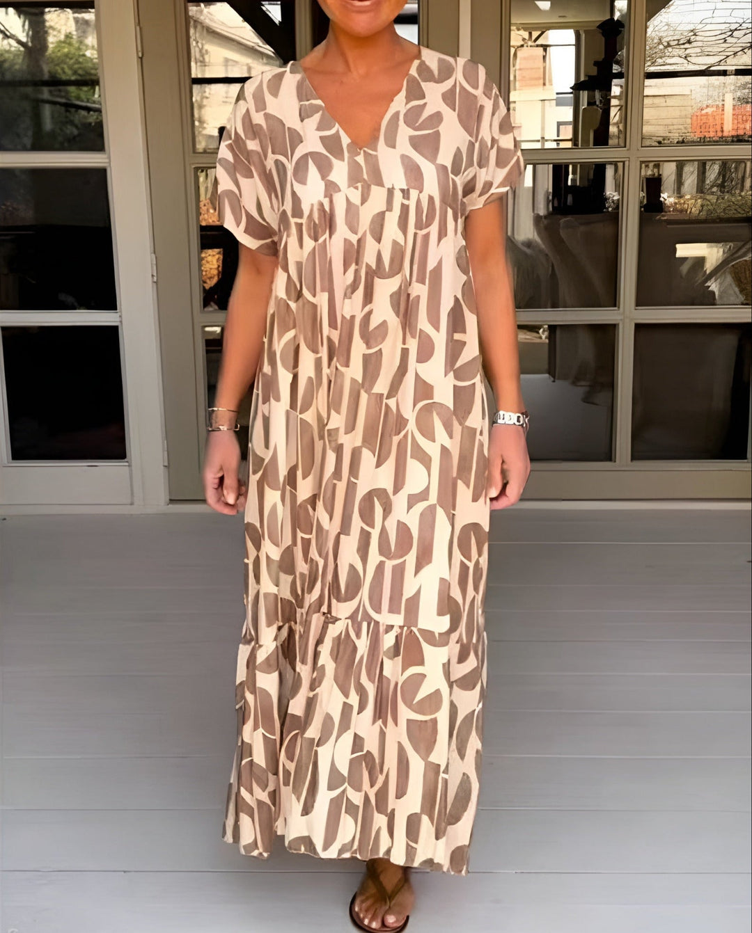 Colette | Robe ample avec col en V