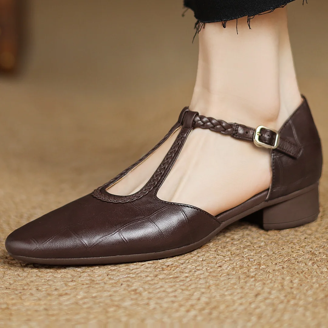 Lida | Mary Janes Kepa en cuir