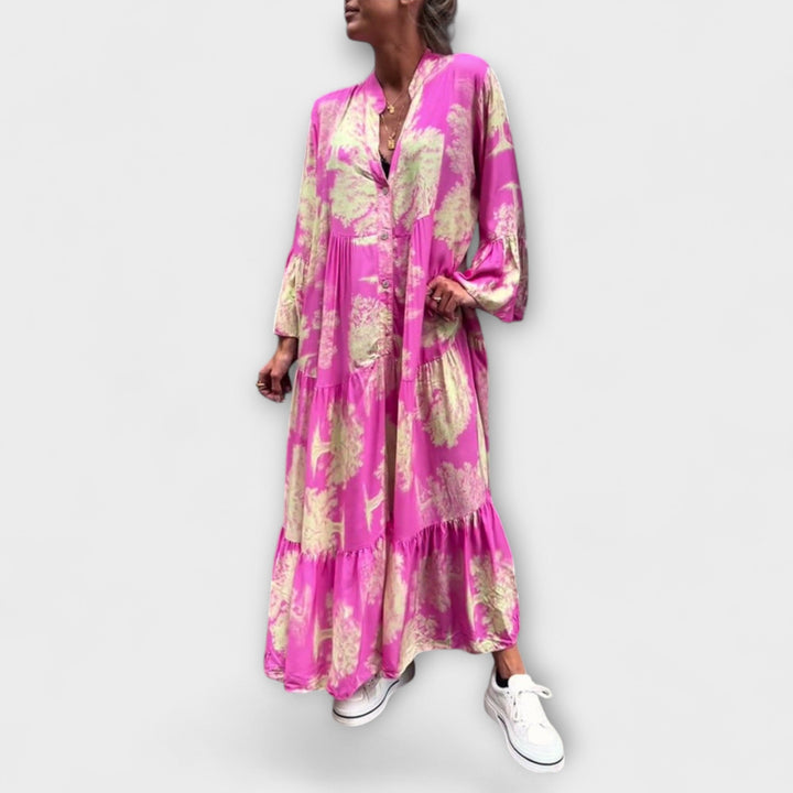 Nerina - Robe maxi florale élégante