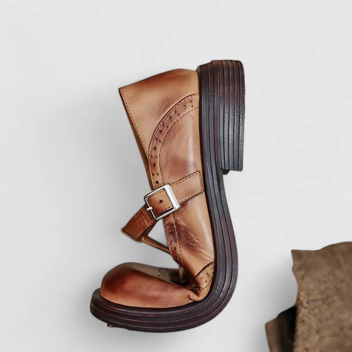 Risla Mary Janes en cuir