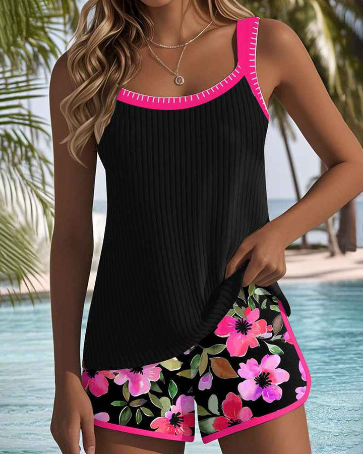 Ensemble tankini élégant deux pièces