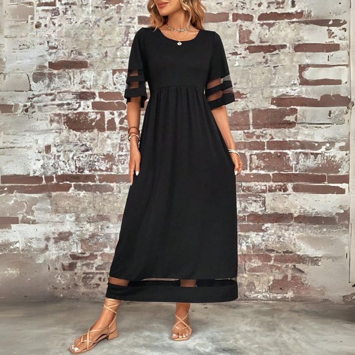 Aubrey™ – Robe midi flatteuse avec effet ventre plat