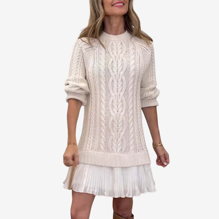 Emma - Robe en jersey tricoté