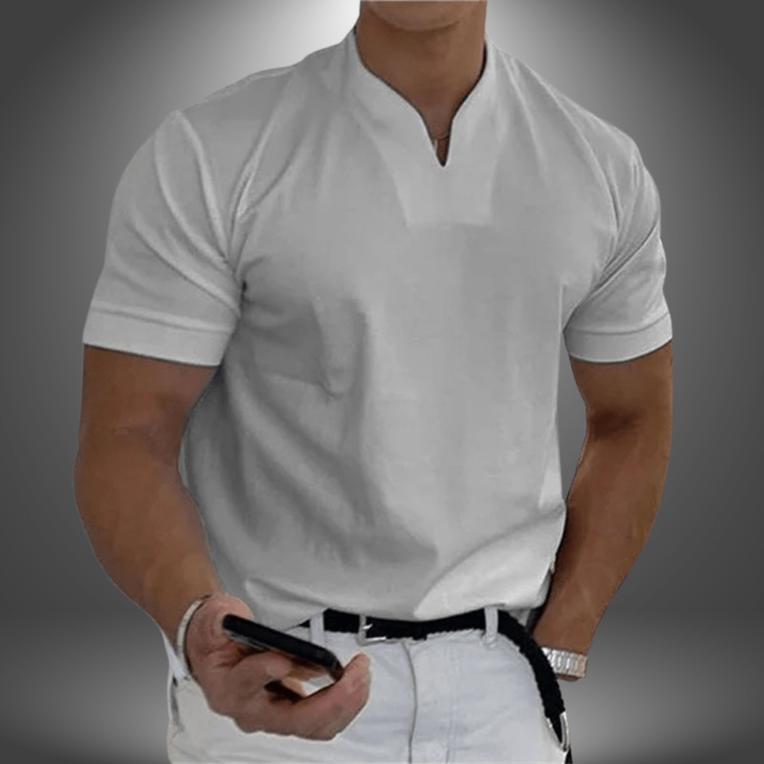 T-shirt col en V Dominic