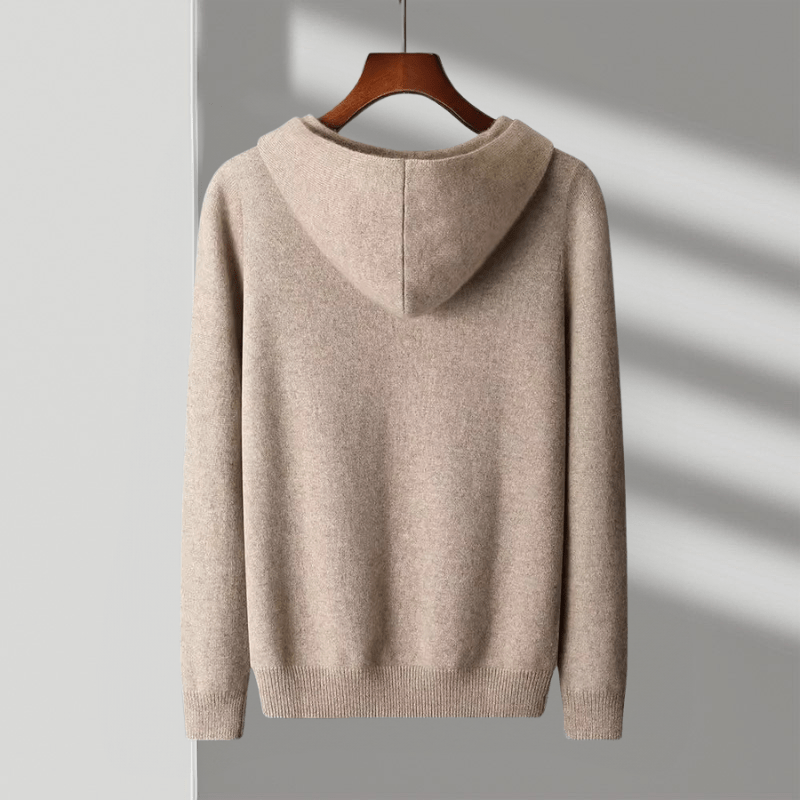 Sweat à capuche en laine mérinos Arden
