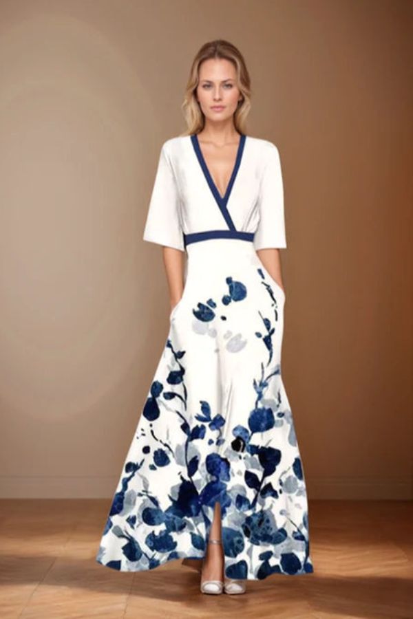 Isabella | Robe florale à l'élégance intemporelle