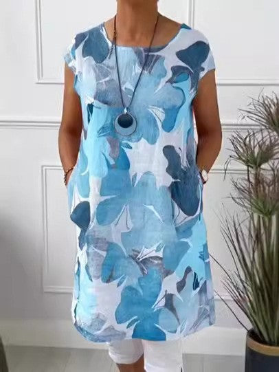 Aino™ | Robe de printemps douce à motif papillon