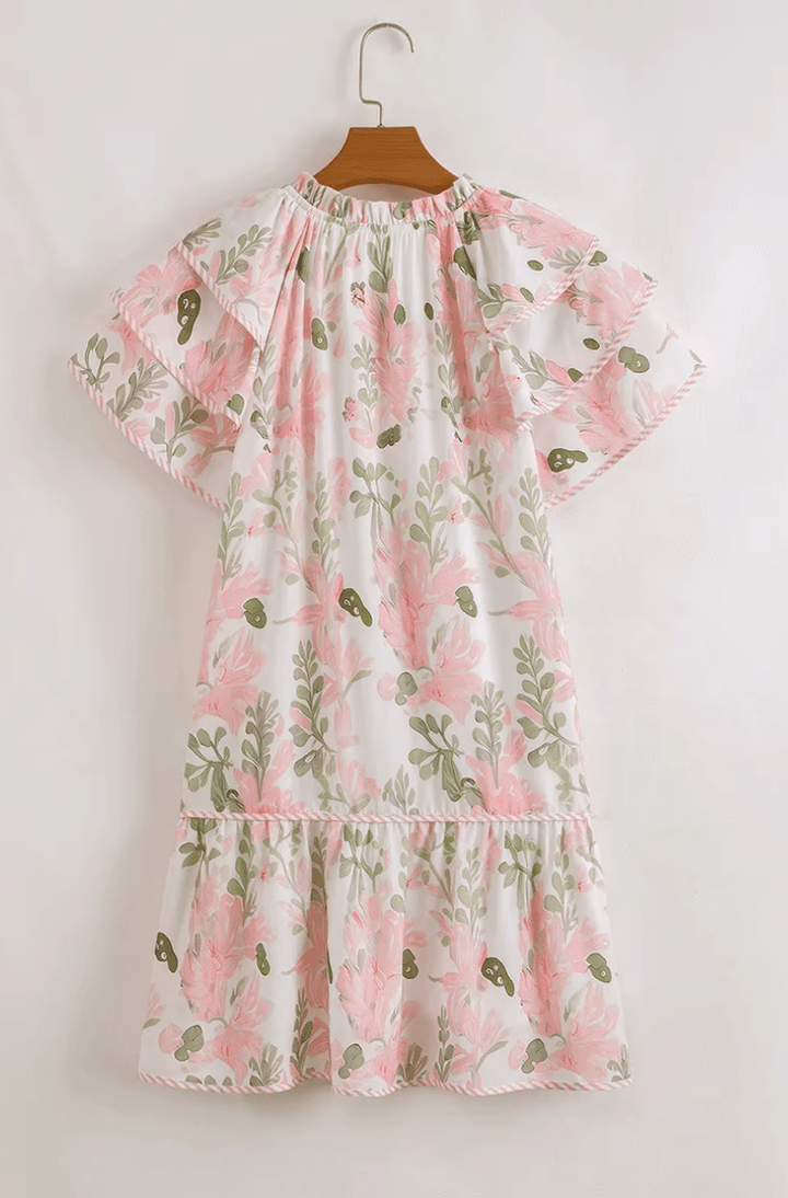 Aura | Mini robe rose poudré