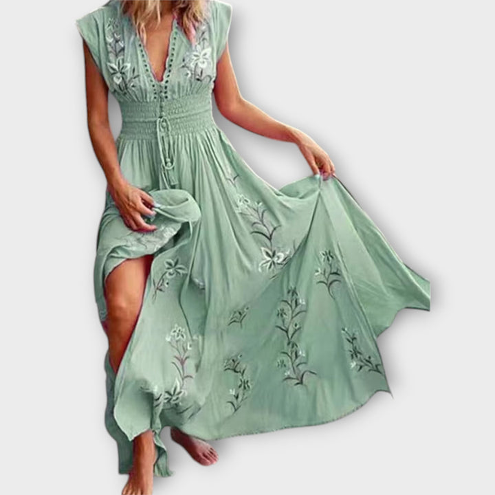 Felizia – Robe bohème avec broderie envoûtante