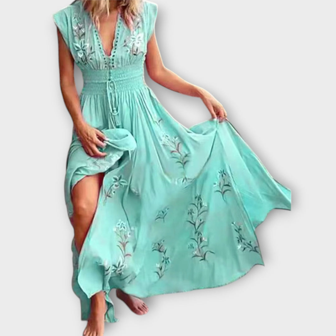 Felizia – Robe bohème avec broderie envoûtante