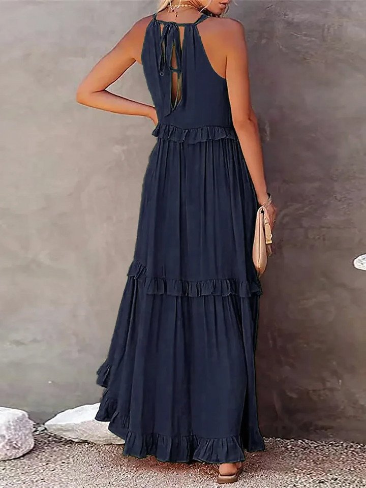 Elsie - Robe maxi à volants