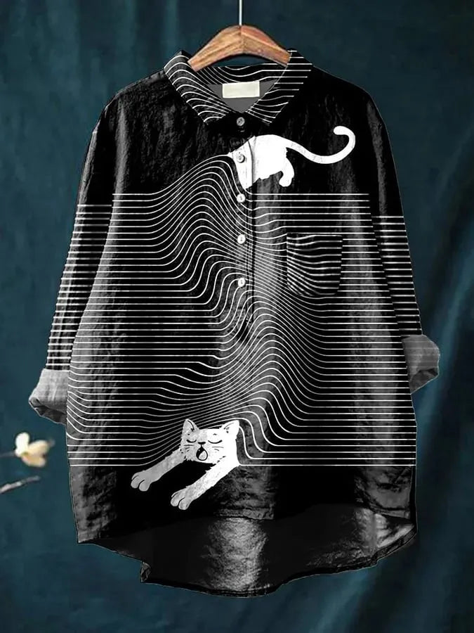 Clarano | Blouse Brooks à imprimé ludique