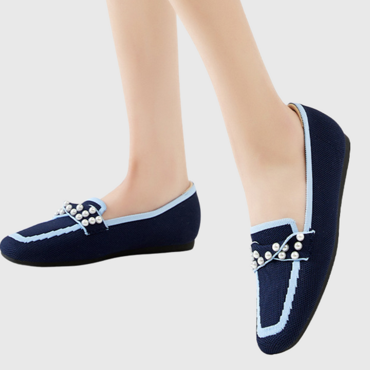 Melora | Mocassins confort perle