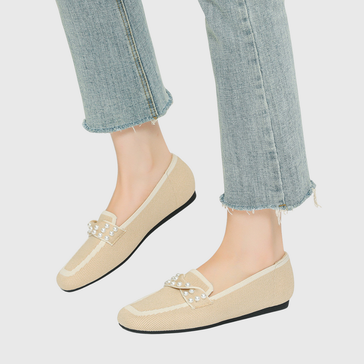 Melora | Mocassins confort perle