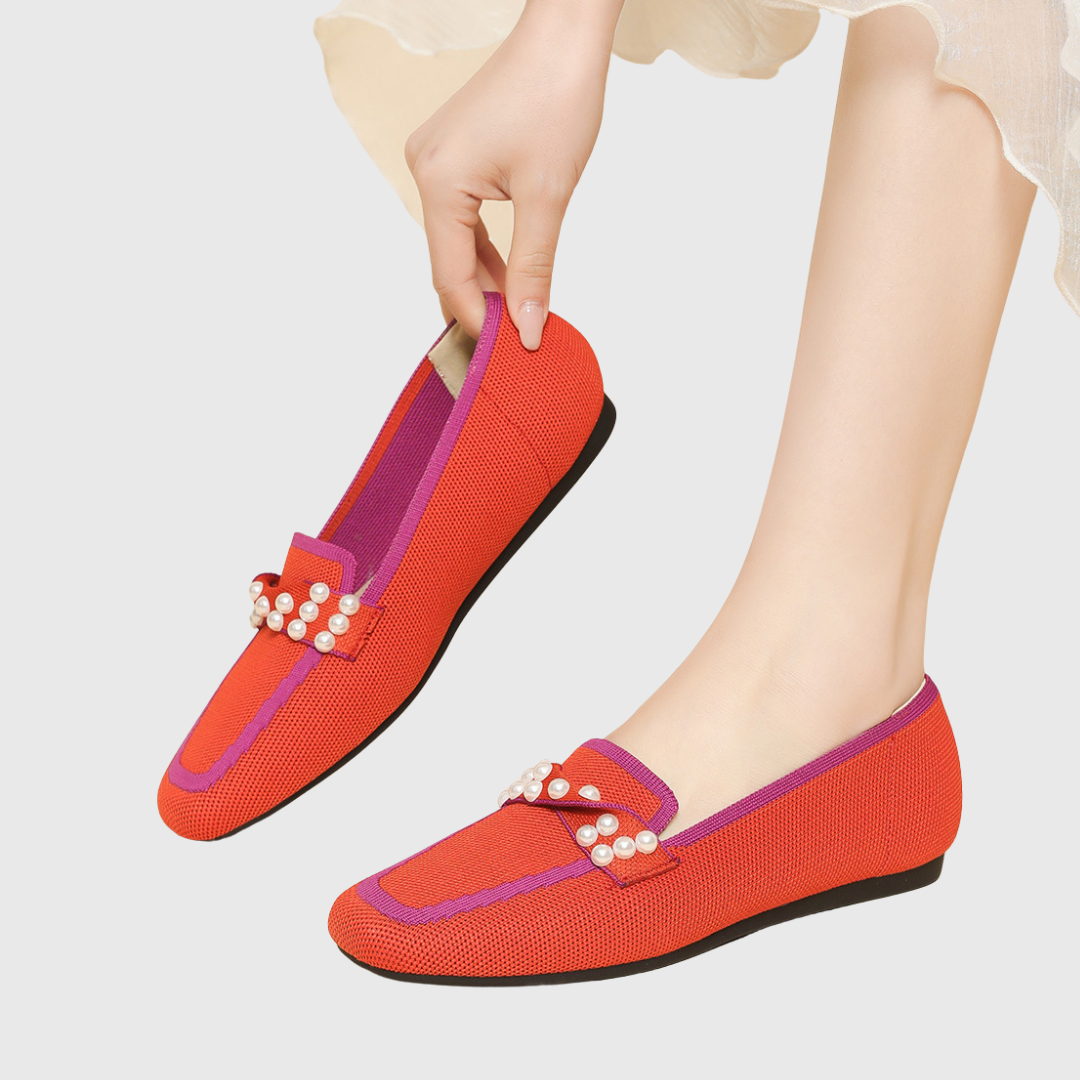 Melora | Mocassins confort perle
