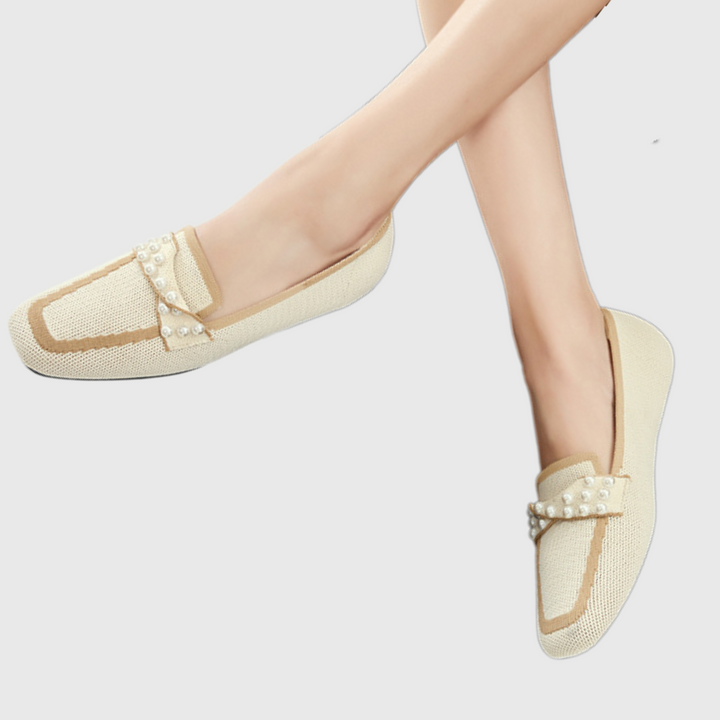 Melora | Mocassins confort perle
