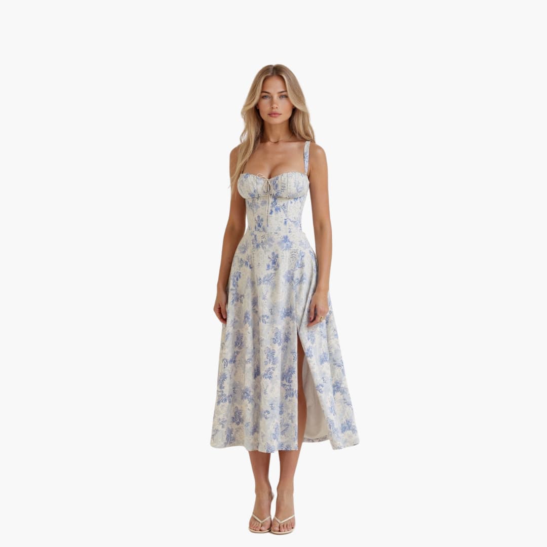 Stella | Robe midi légère et fluide pour femmes