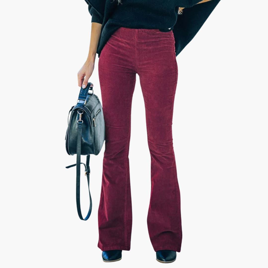 Verena | Leggings évasés taille haute flatteurs à coupe bootcut