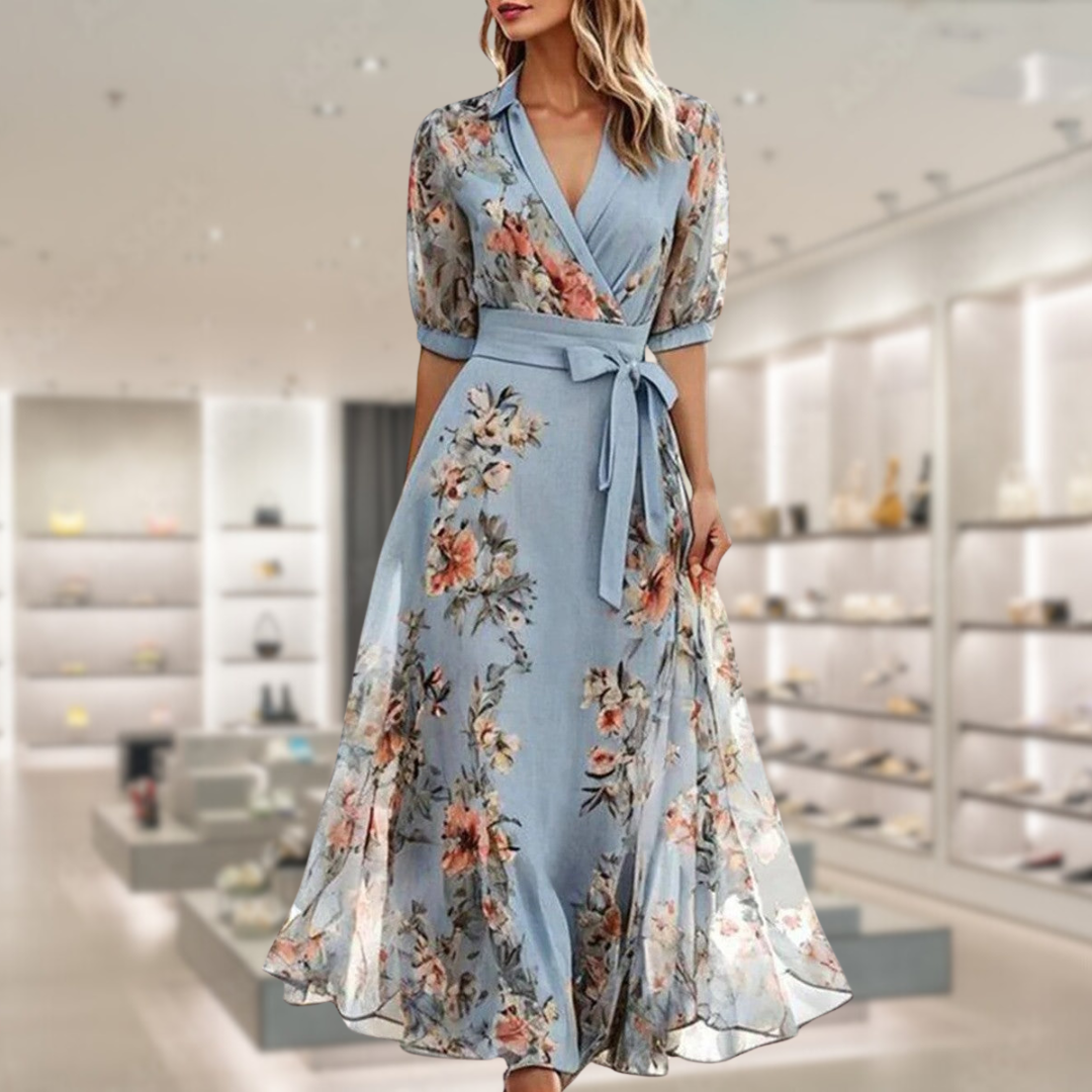 Monika | Robe maxi florale