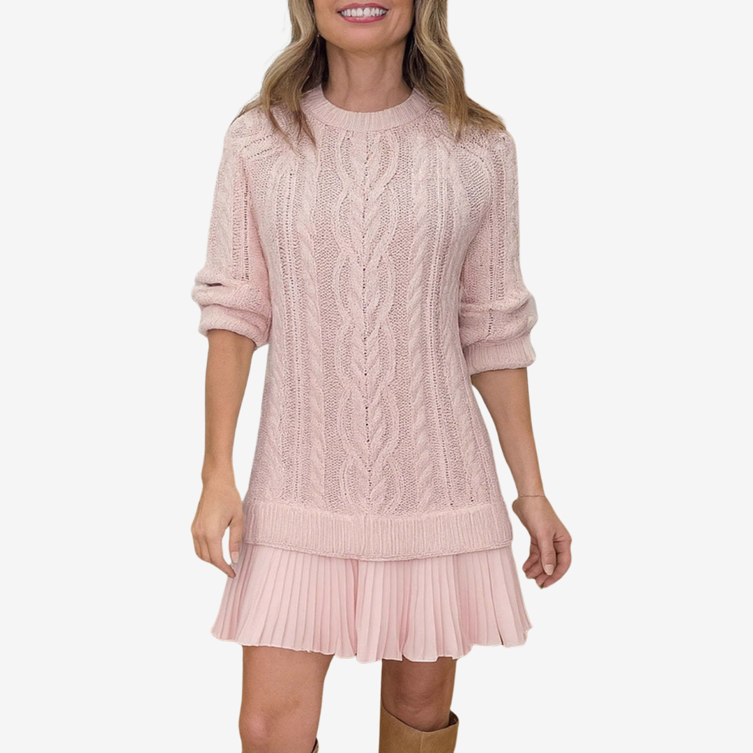 Emma - Robe en jersey tricoté