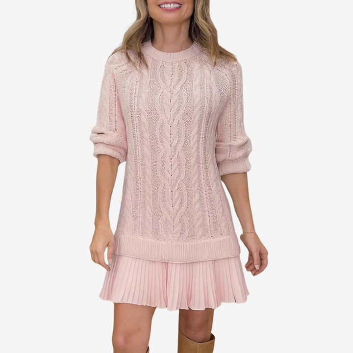 Emma - Robe en jersey tricoté