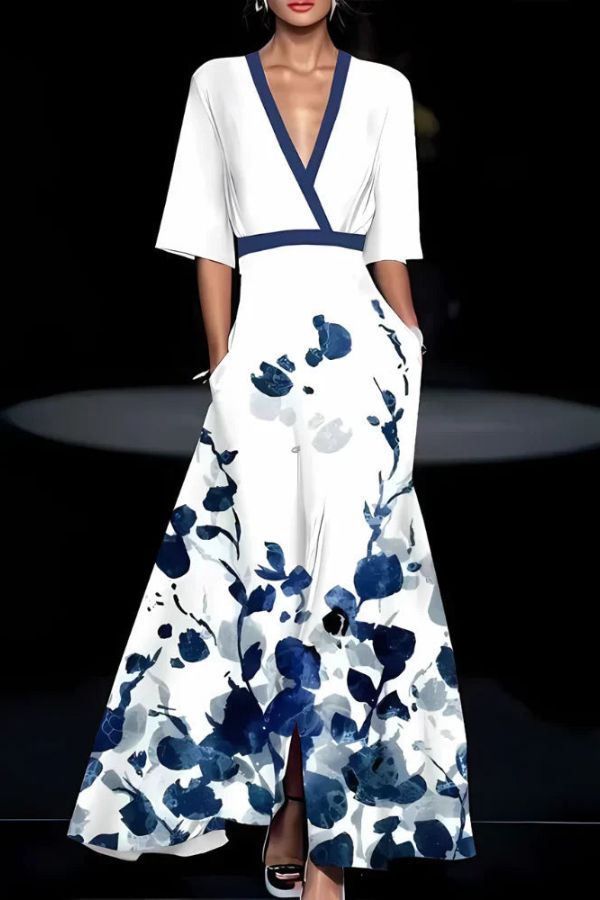 Isabella | Robe florale à l'élégance intemporelle