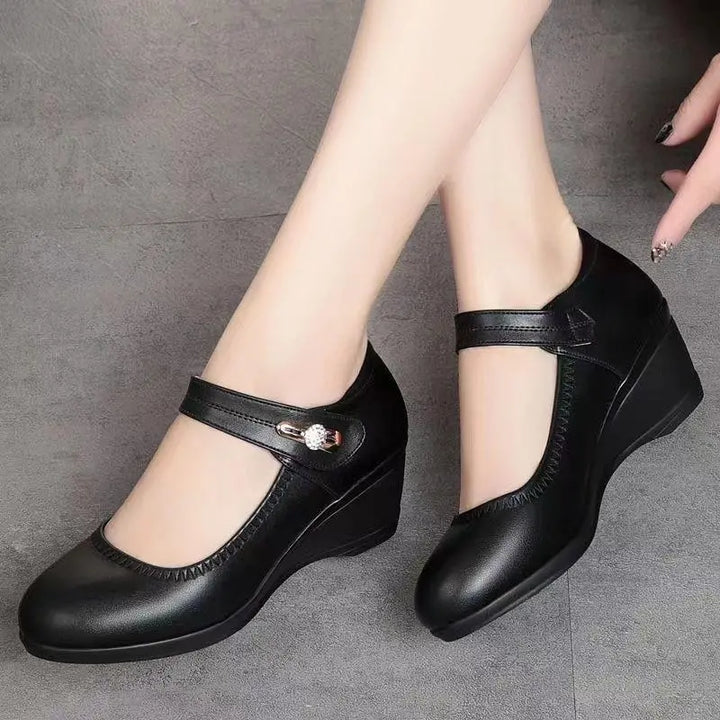 Lydia – Chaussures élégantes confort à talon moyen