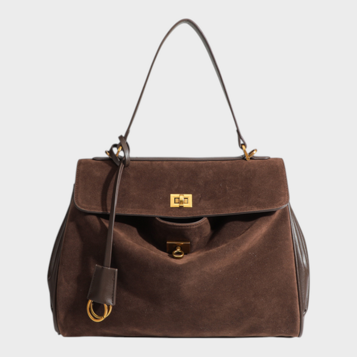 Amandine | Sac à bandoulière à structure souple avec rabat magnétique et bandoulière réglable