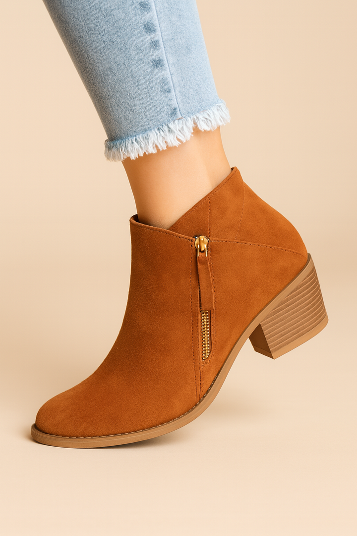 Patricia | Supportive Orthopedic Ankle Boots with Side Zipper