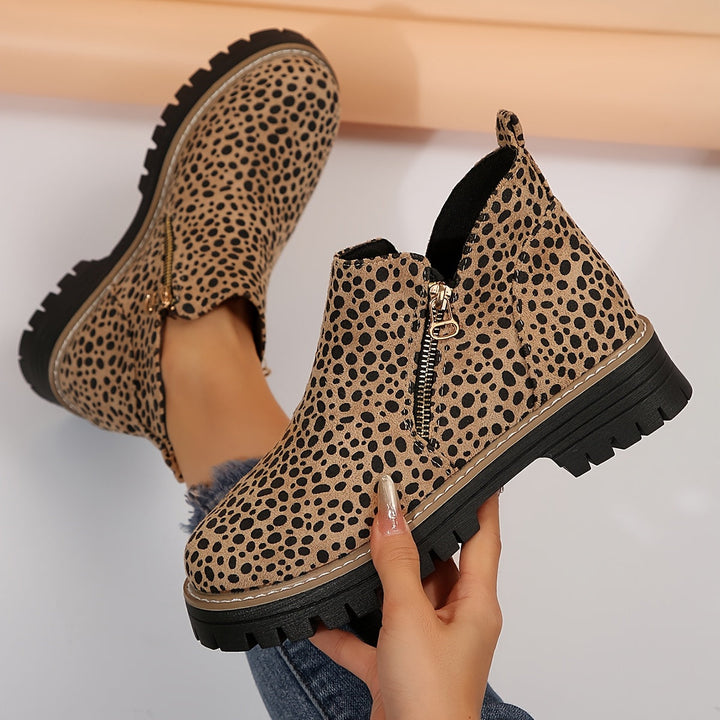 Sable | Reliable Ankle Boots with Non-Slip Grip and Side Zip Entry