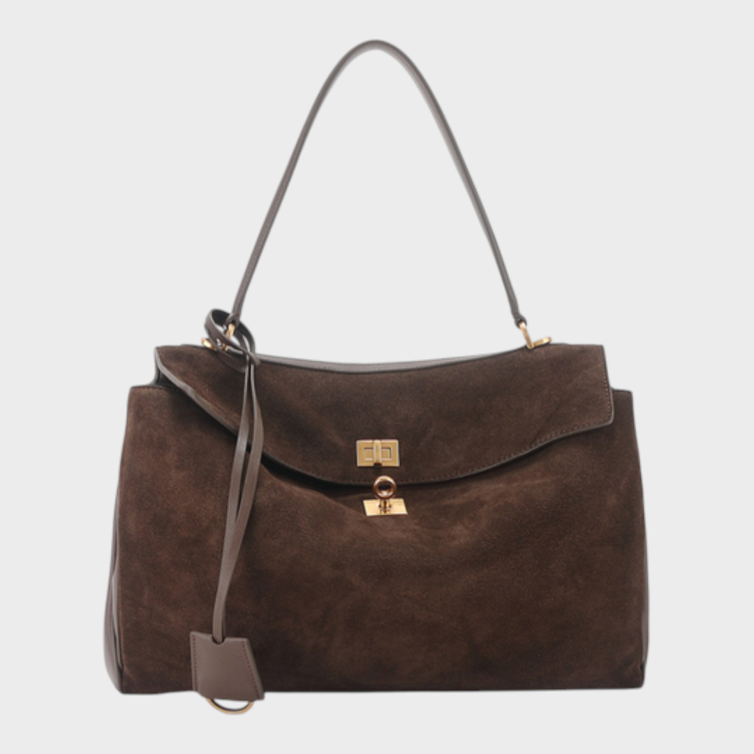 Amandine | Sac à bandoulière à structure souple avec rabat magnétique et bandoulière réglable