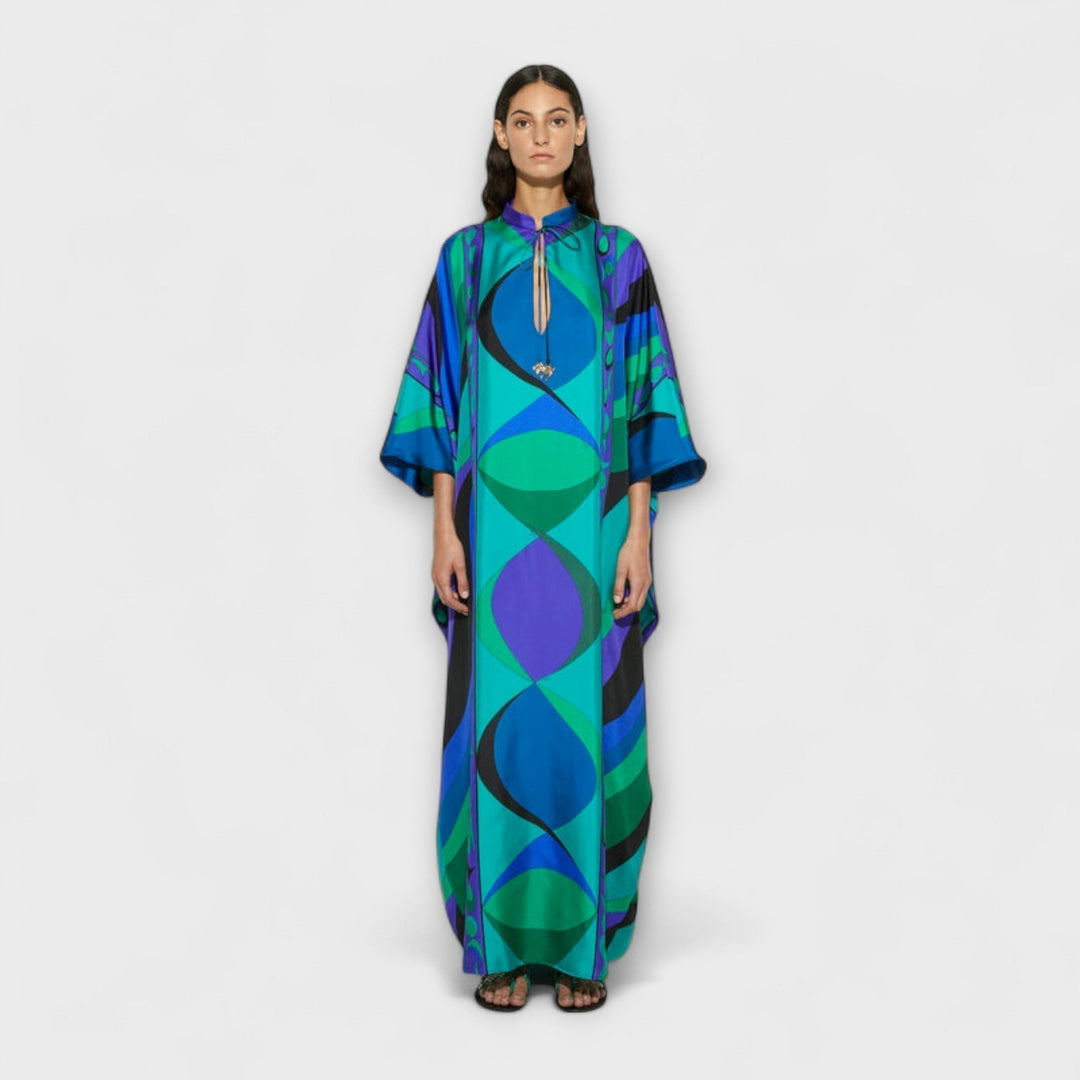 Harper - Kaftan psychédélique vibrant