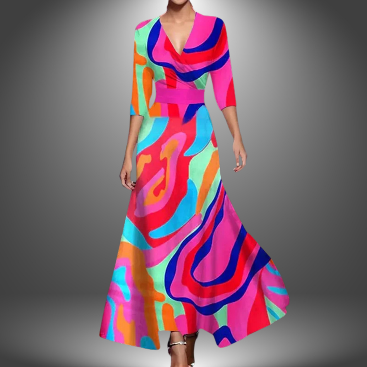 Ada | Robe maxi florale stylée