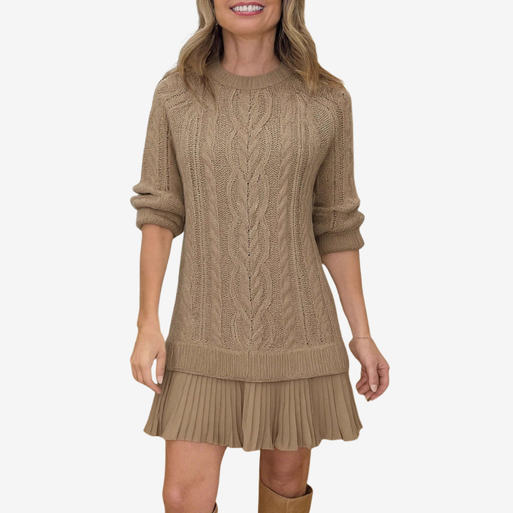 Emma - Robe en jersey tricoté