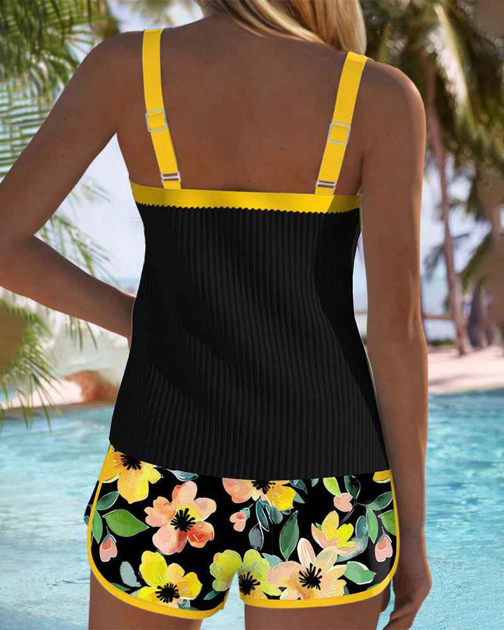 Ensemble tankini élégant deux pièces