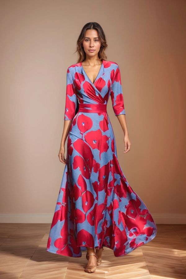 Isabella | Robe florale à l'élégance intemporelle