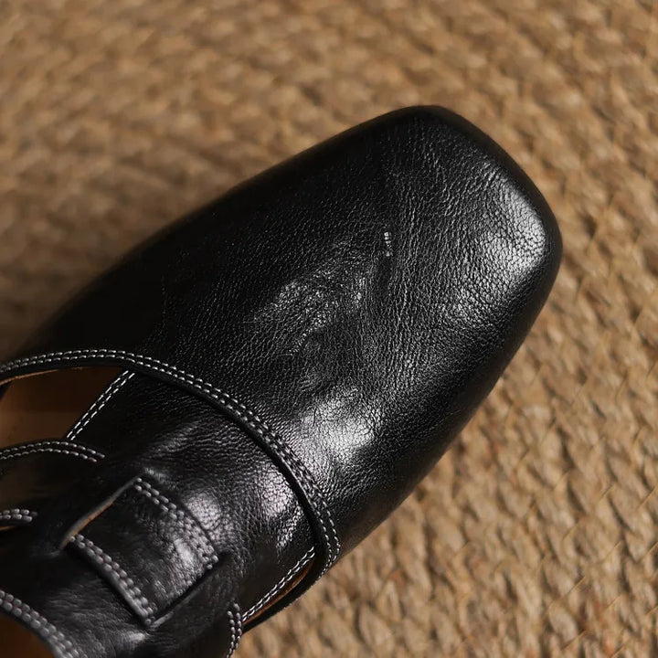 Mules Andie en cuir véritable