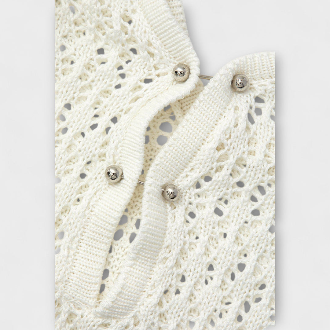 Anne - Robe blanche Luna Beach