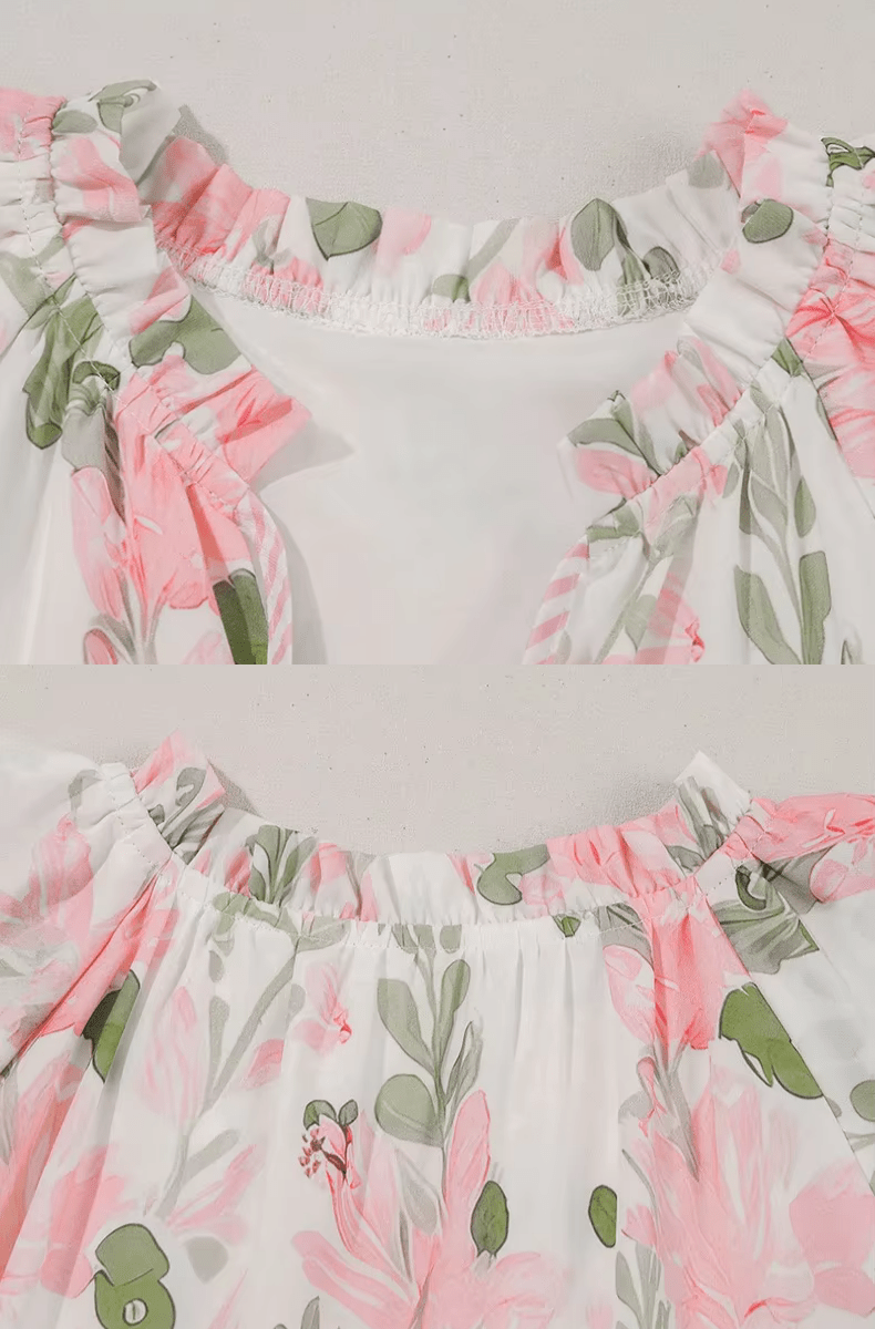 Aura | Mini robe rose poudré