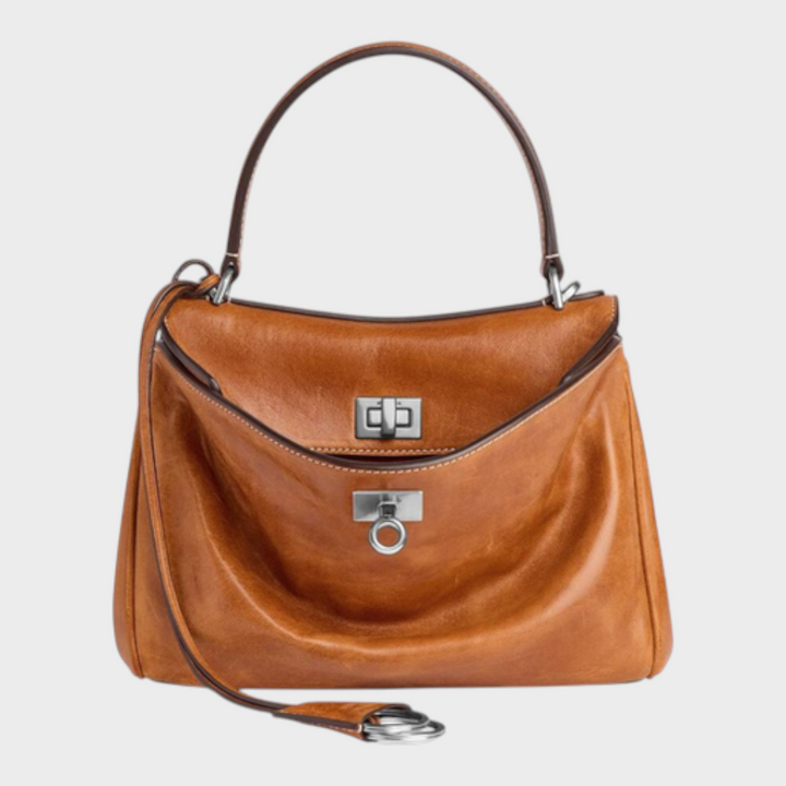 Amandine | Sac à bandoulière à structure souple avec rabat magnétique et bandoulière réglable