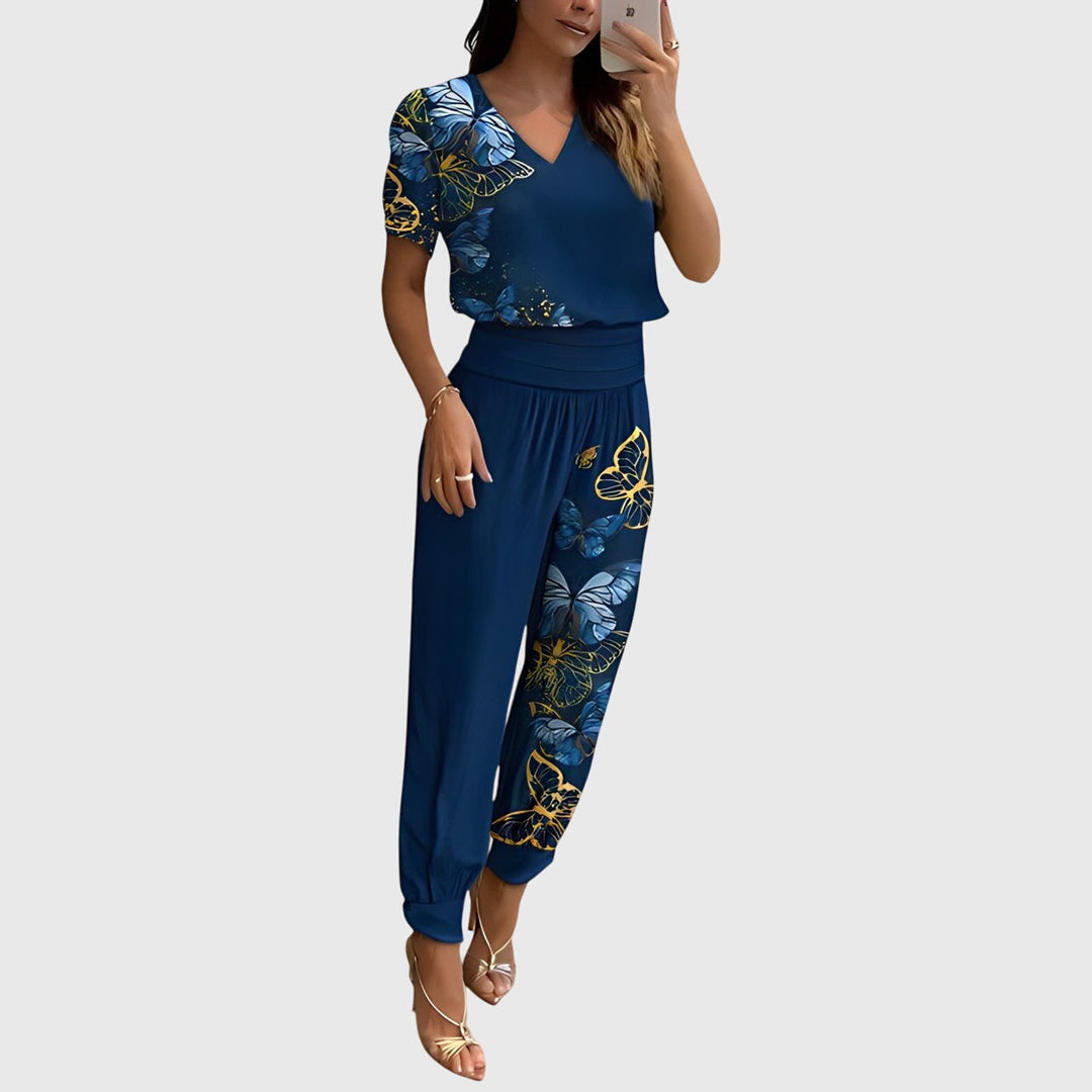 Jennifer™ | Ensemble blouse et pantalon stylé