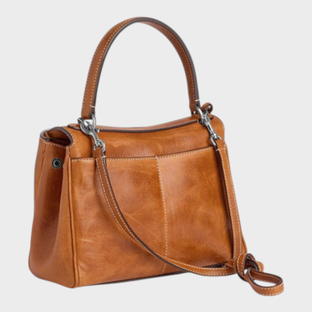 Amandine | Sac à bandoulière à structure souple avec rabat magnétique et bandoulière réglable