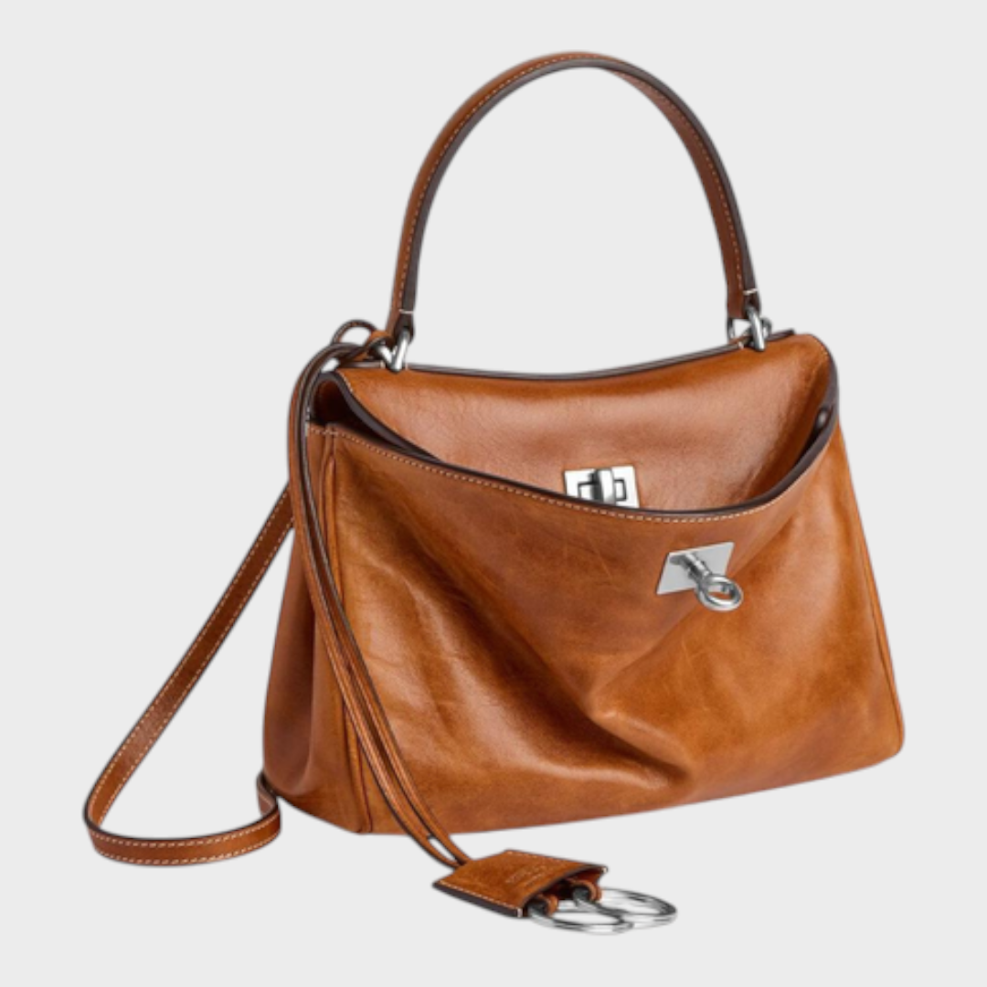Amandine | Sac à bandoulière à structure souple avec rabat magnétique et bandoulière réglable