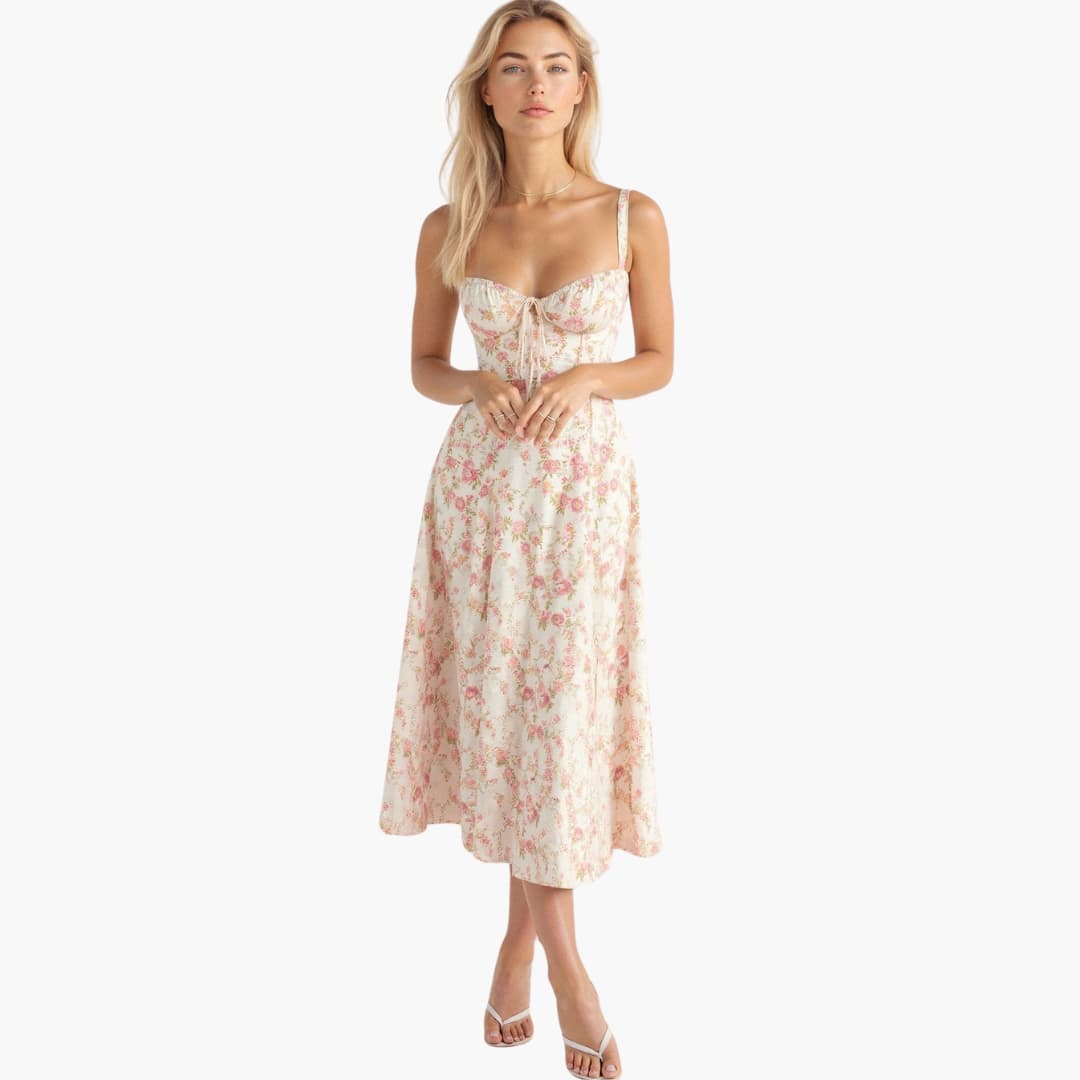 Stella | Robe midi légère et fluide pour femmes